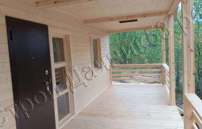 4 Каркасный дом Д–12, 8.5x8 м, 71.5 М², Мурманская область, Печенгский район, посёлок Корзуново (1)